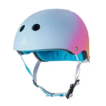 Восемь сертифицированных защитных шлемов для скейтбординга и велосипеда