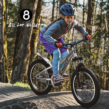 Легкий 20-ДЮЙМОВЫЙ 7-скоростной горный внедорожный велосипед, высококачественный велосипед На День рождения, Рождество, подарок для детей, любимые подарки для мальчиков и девочек