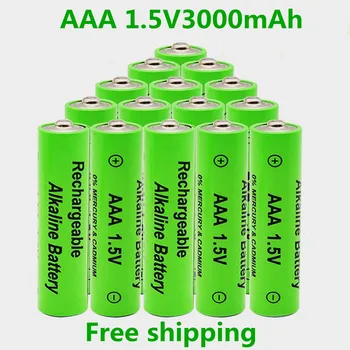 Batterie rechargeable NI-MH pour montres, piles 1.5V AAA 3000mAh pour ordinateurs, jouets, etc livraison