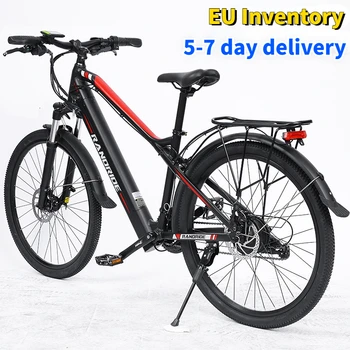 RANDRTDE Электрический Велосипед Y90 Серый 500 Вт 48 В 13.6A Со Съемным Аккумулятором 27,5 дюймов, Вспомогательный для горного Велосипеда, Ebike, Дорожный Велосипед, Инвентарь ЕС