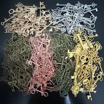 30 г Винтажные металлические смешанные 4 цвета брелки-подвески для Изготовления ювелирных изделий Diy Ювелирные изделия ручной работы