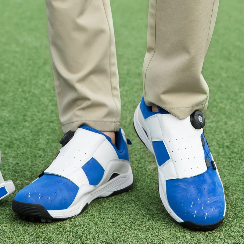 Высококачественная мужская обувь для гольфа, легкие тренировочные кроссовки для гольфа, нескользящие кроссовки для гольфа с шипами, летняя спортивная обувь для гольфа, женская