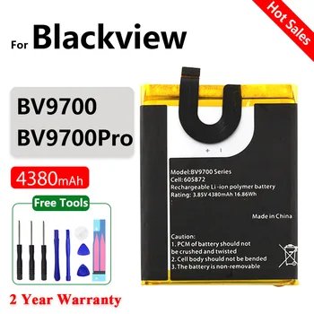 Подлинный оригинальный аккумулятор 4380mAh BV 9700 для Blackview серии Bv9700 PRO 605872 Сменные батареи Bateria + подарочные инструменты