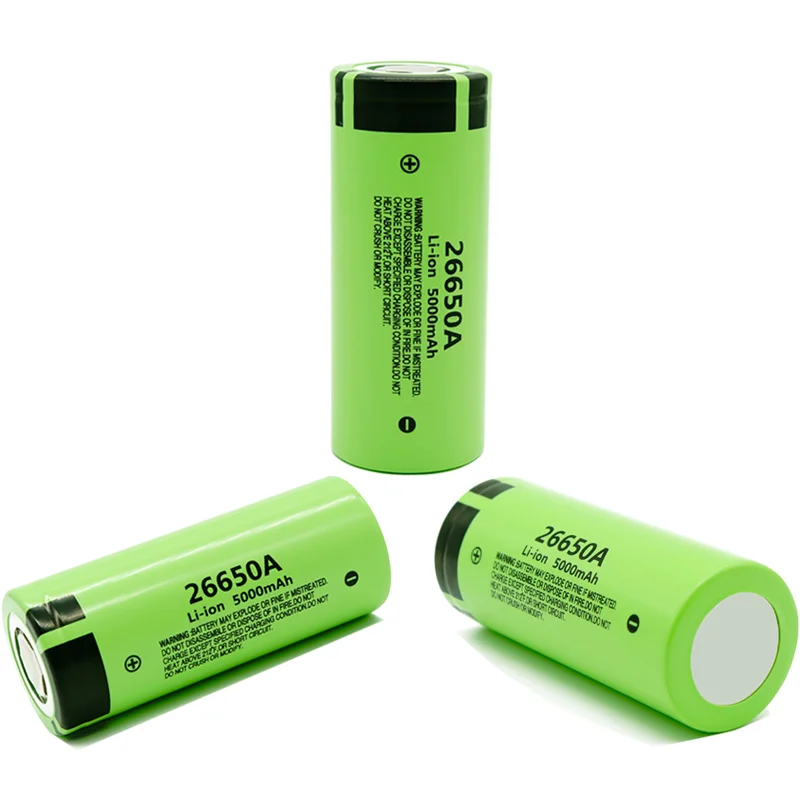 1-10 шт. 26650A 3,7 В 5000 мАч батарея высокой емкости 26650 20A литий-ионная аккумуляторная батарея для игрушечного фонарика