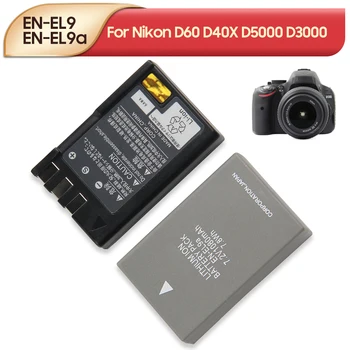 EN-EL9 EN-EL9A Сменный Аккумулятор Для фотоаппарата Nikon D60 D40X D5000 D3000