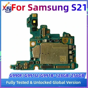 128 ГБ 5G Материнская плата PCB Модуль Для Samsung Galaxy S21 G990F G991B G991U Материнская плата Оригинальная Разблокированная Логическая пластина с Полными чипами
