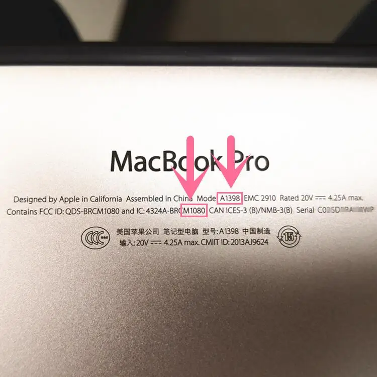 Новая Сменная Батарея A1494 A1417 A1618 Для Macbook Pro A1398 MC975 MC976 MacPro 8440 мАч