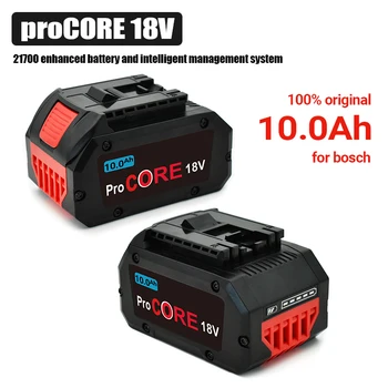 100% высококачественная Литий-Ионная Аккумуляторная Батарея 18V 10.0Ah GBA18V80 для Аккумуляторных Дрелей Bosch 18 Volt MAX с Электроприводом